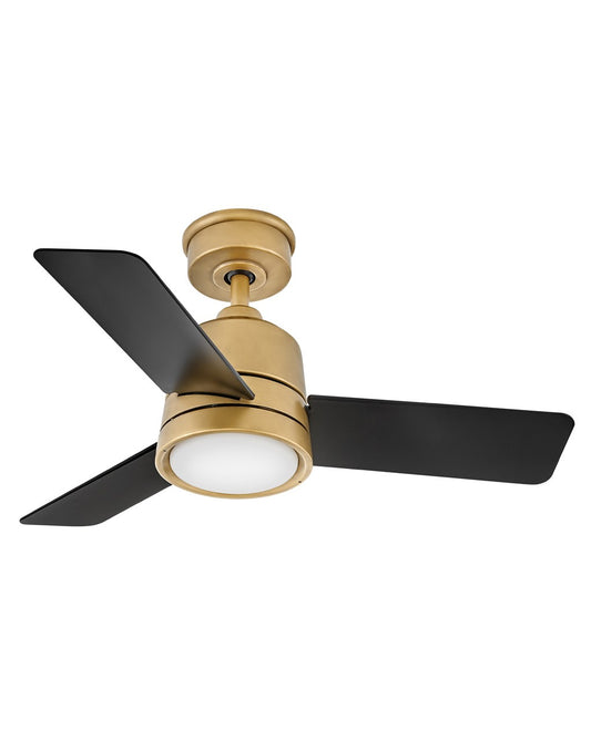 Chet 36"Ceiling Fan in Heritage Brass