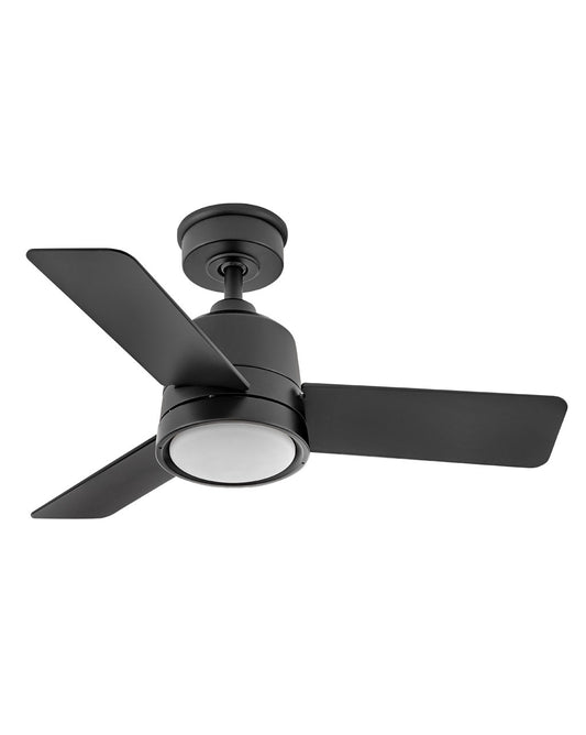 Chet 36"Ceiling Fan in Matte Black