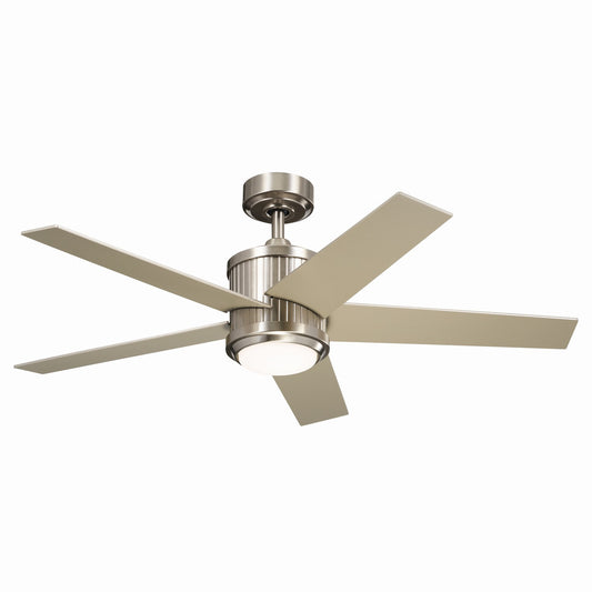 Brahm 48"Ceiling Fan in Brushed Stainless Steel