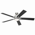 Lucian Elite Xl 60" Ceiling Fan in Polished Nickel
