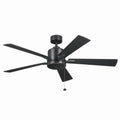 Lucian Ii 52"Ceiling Fan in Satin Black