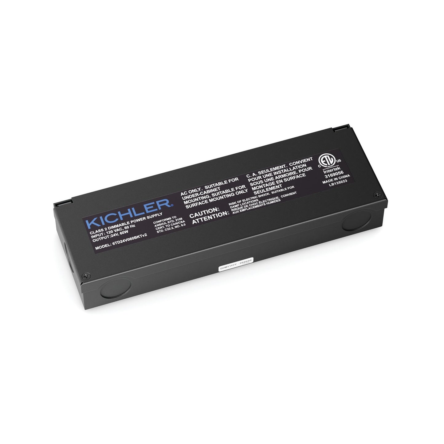Led Power Supply 24V Power Supply in Black Textured