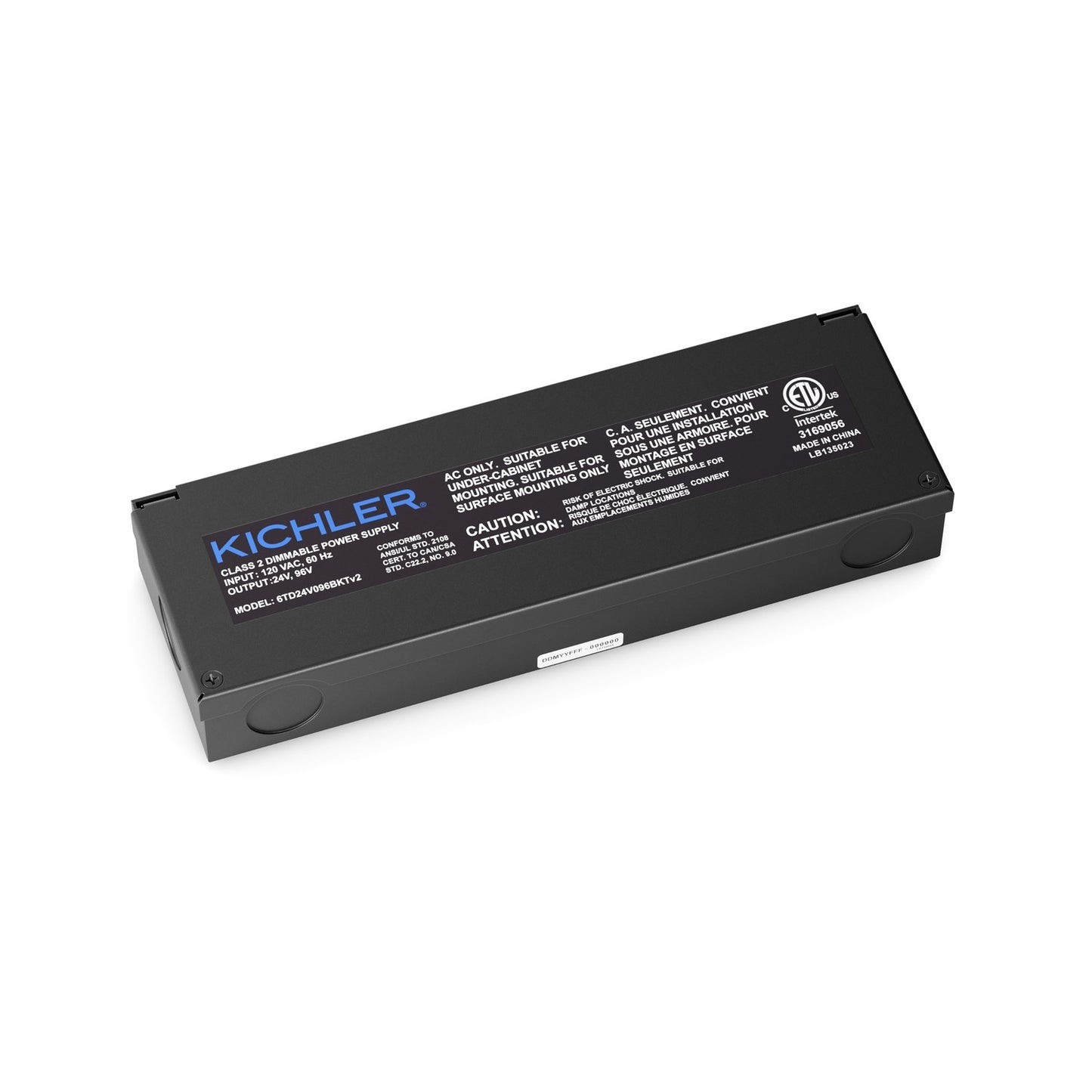 Led Power Supply 24V Power Supply in Black Textured