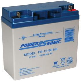 POWER-SONIC 12V 18Ah SEALED LEAD ACID BATTERY PS-12180NB