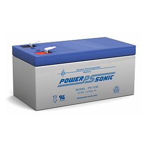 POWER-SONIC 12V 3.4Ah SEALED LEAD ACID BATTERY PS-1230