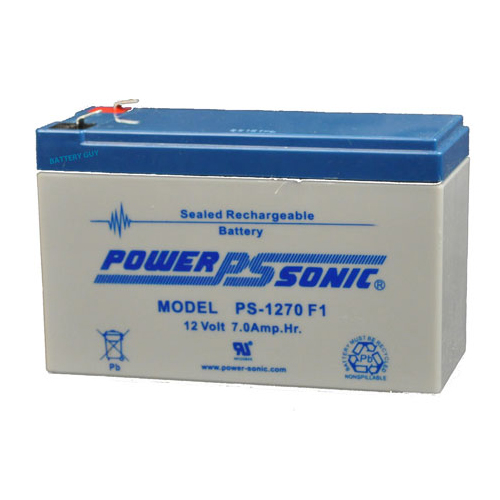 POWER-SONIC 12V 7Ah SEALED LEAD ACID BATTERY PS-1270