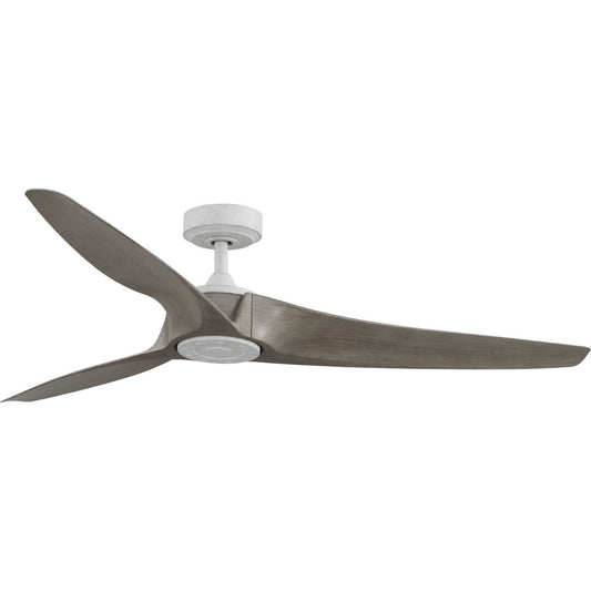 Progress Lighting - P250069-151 - 60" Ceiling Fan - Manvel - Cottage White