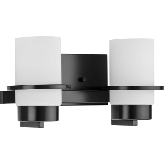 Reiss Two Light Vanity in Matte Black