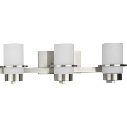 Reiss Three Light Vanity in Brushed Nickel