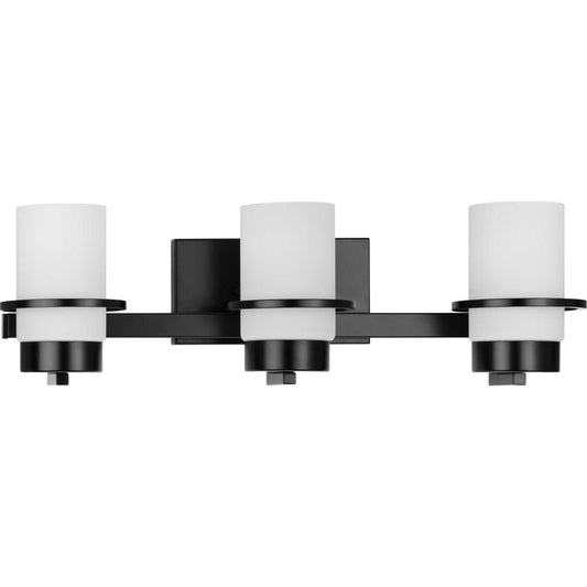 Reiss Three Light Vanity in Matte Black