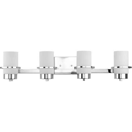 Reiss Four Light Vanity in Polished Chrome