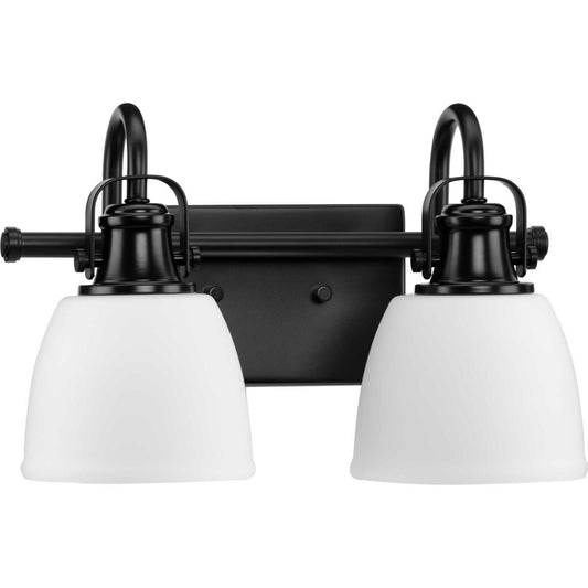 Preston Two Light Vanity in Matte Black