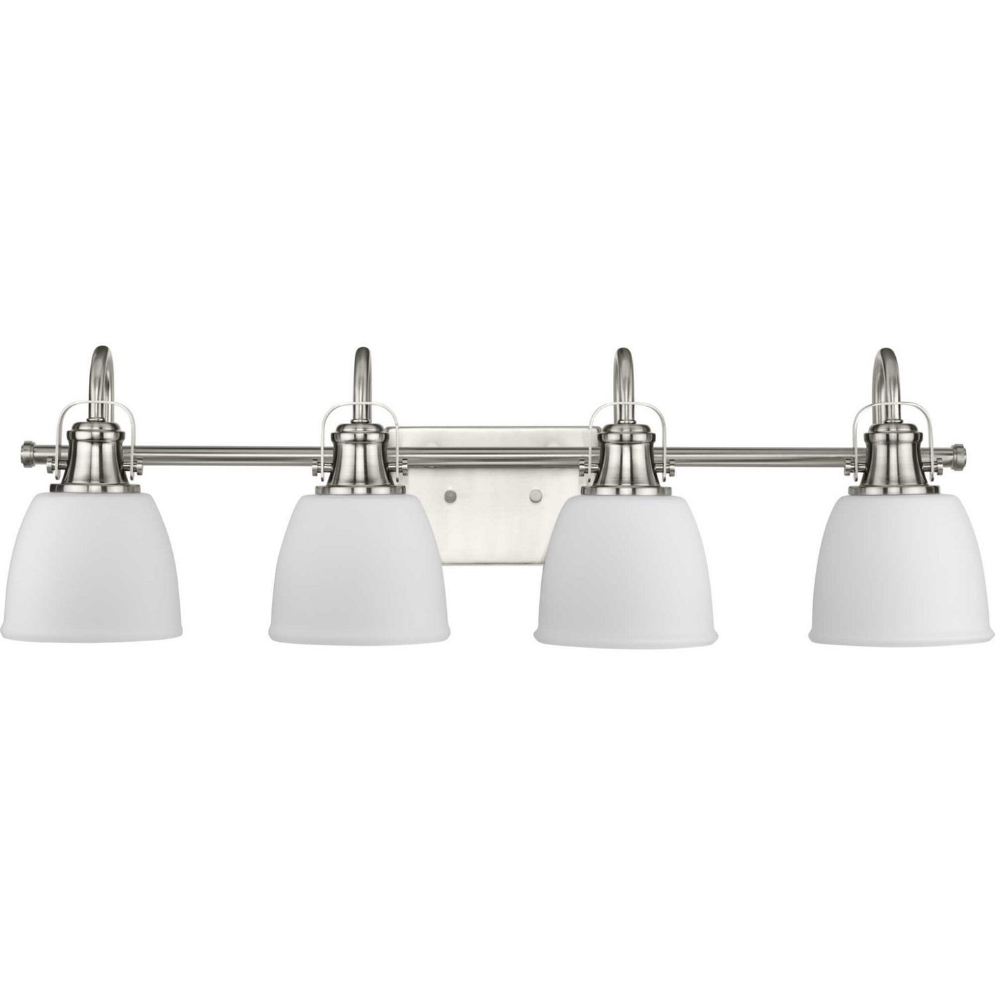 Preston Four Light Vanity in Brushed Nickel