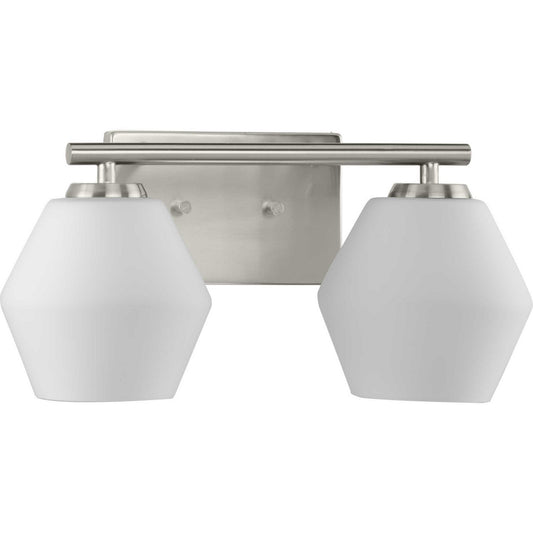 Copeland Two Light Vanity in Brushed Nickel