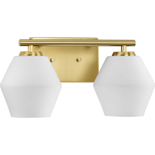Copeland Two Light Vanity in Brushed Gold