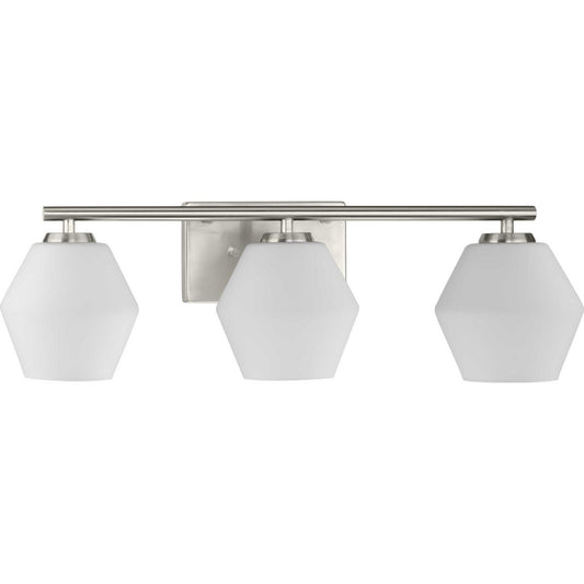 Copeland Three Light Vanity in Brushed Nickel