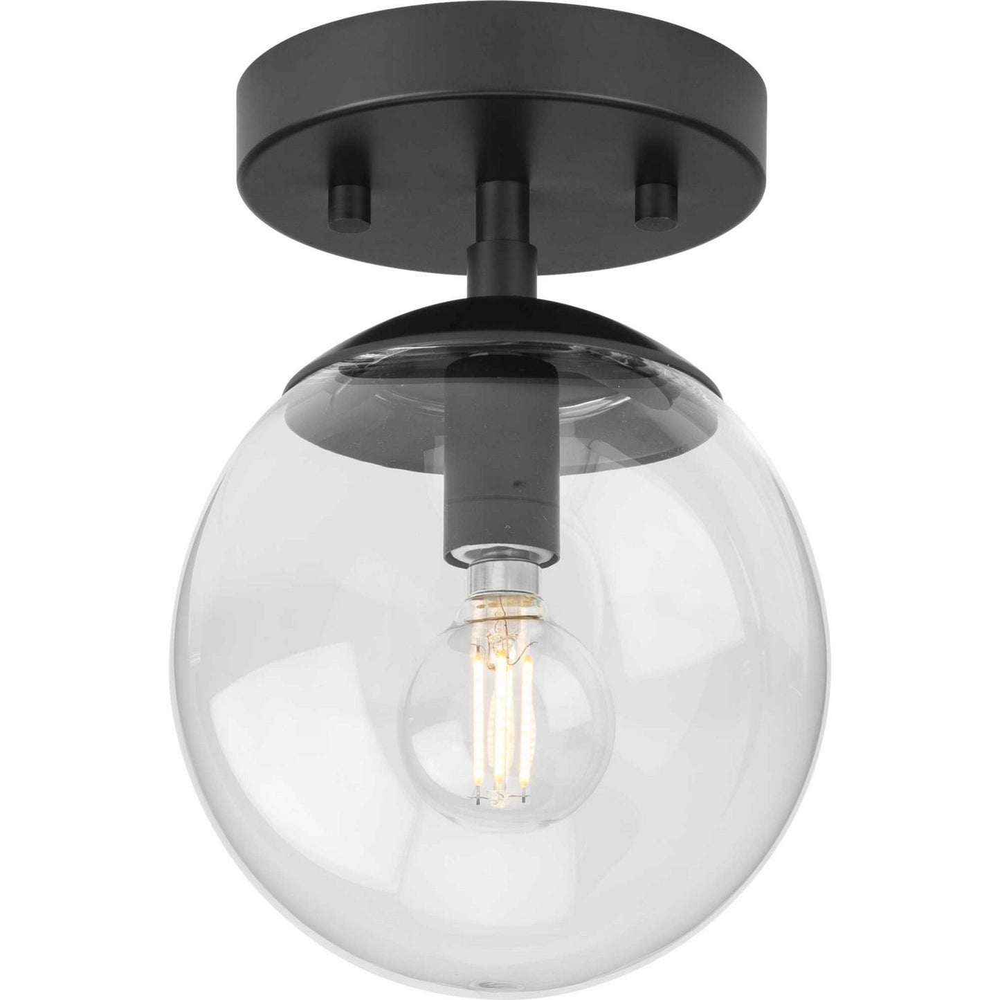 Progress Lighting - P350234-31M - One Light Flush Mount - Atwell - Matte Black