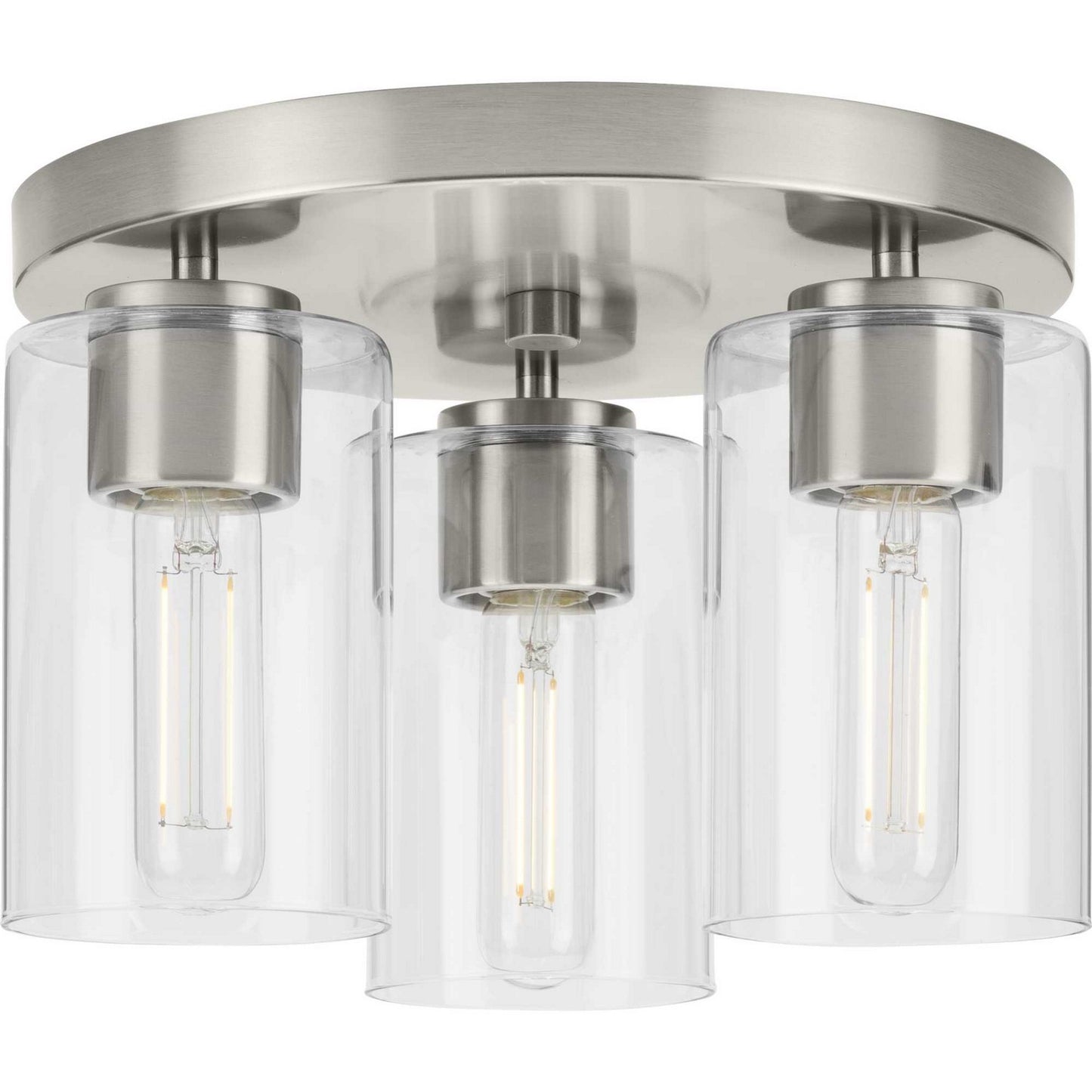 Progress Lighting - P350237-009 - Three Light Flush Mount - Cofield - Brushed Nickel