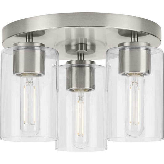 Cofield Three Light Flush Mount in Brushed Nickel