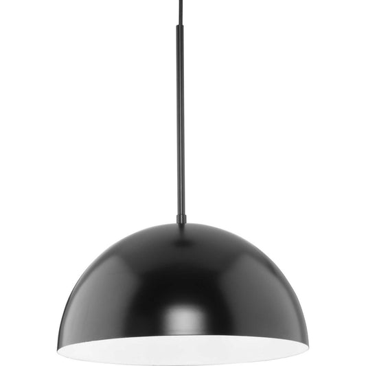 Perimeter One Light Pendant in Matte Black