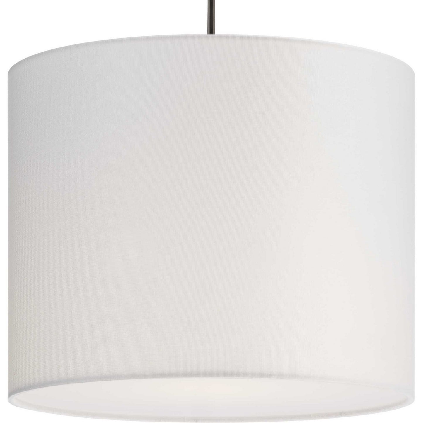Markor One Light Pendant in White Linen