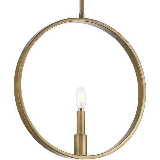 Breckenridge One Light Pendant in Aged Bronze