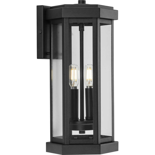 Ramsey Two Light Wall Lantern in Black