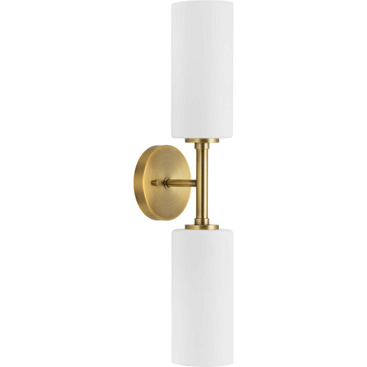 Progress Lighting - P710116-163 - Two Light Wall Bracket - Cofield - Vintage Brass