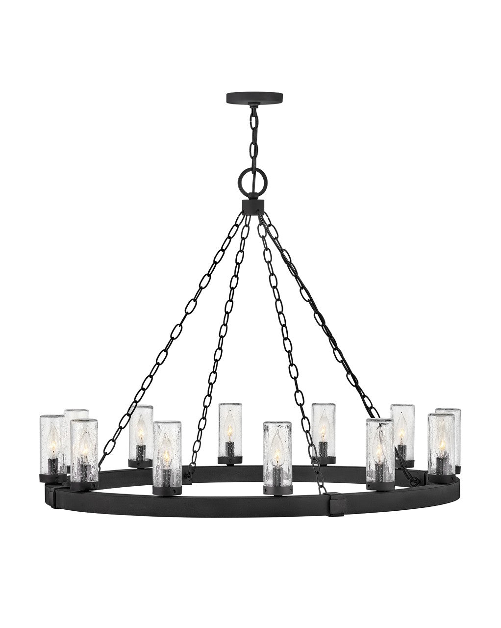 Sawyer LED Chandelier in Black