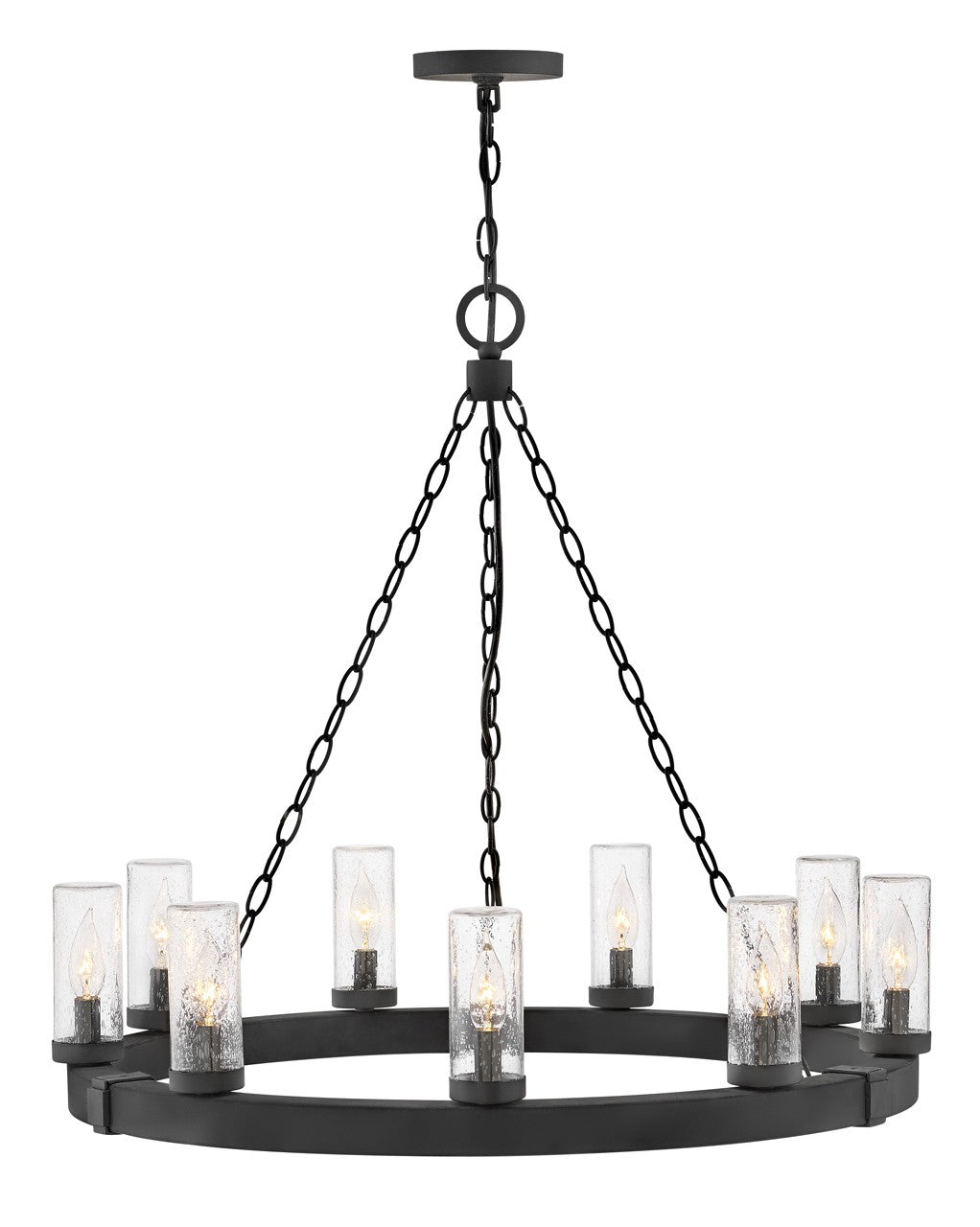 Sawyer LED Chandelier in Black