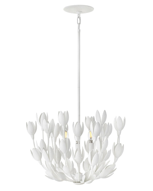 Flora LED Convertible Semi-Flush Mount in Textured Plaster