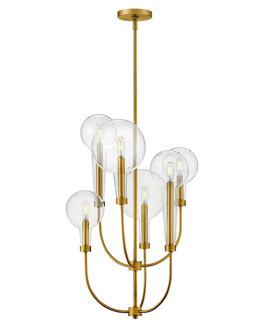 Alchemy LED Pendant in Lacquered Brass
