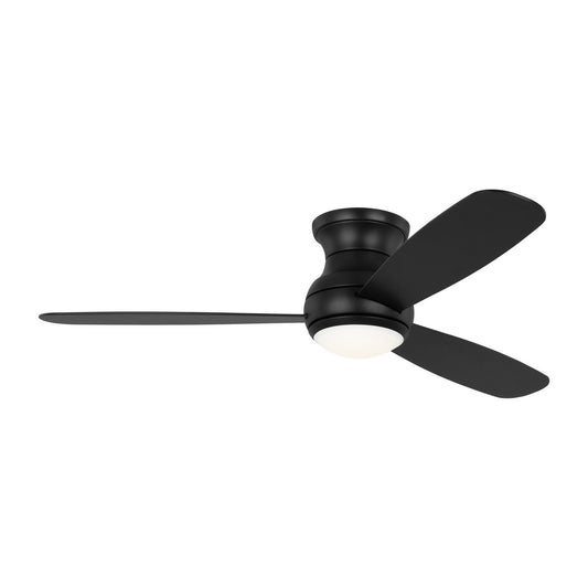 Orbis 52" Ceiling Fan in Midnight Black
