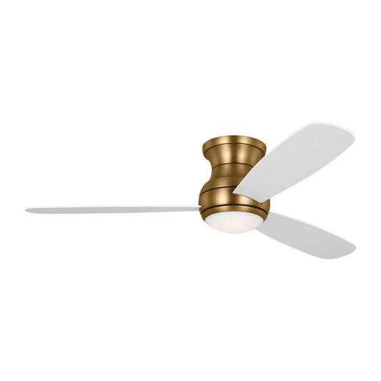 Orbis 52" Ceiling Fan in Satin Brass