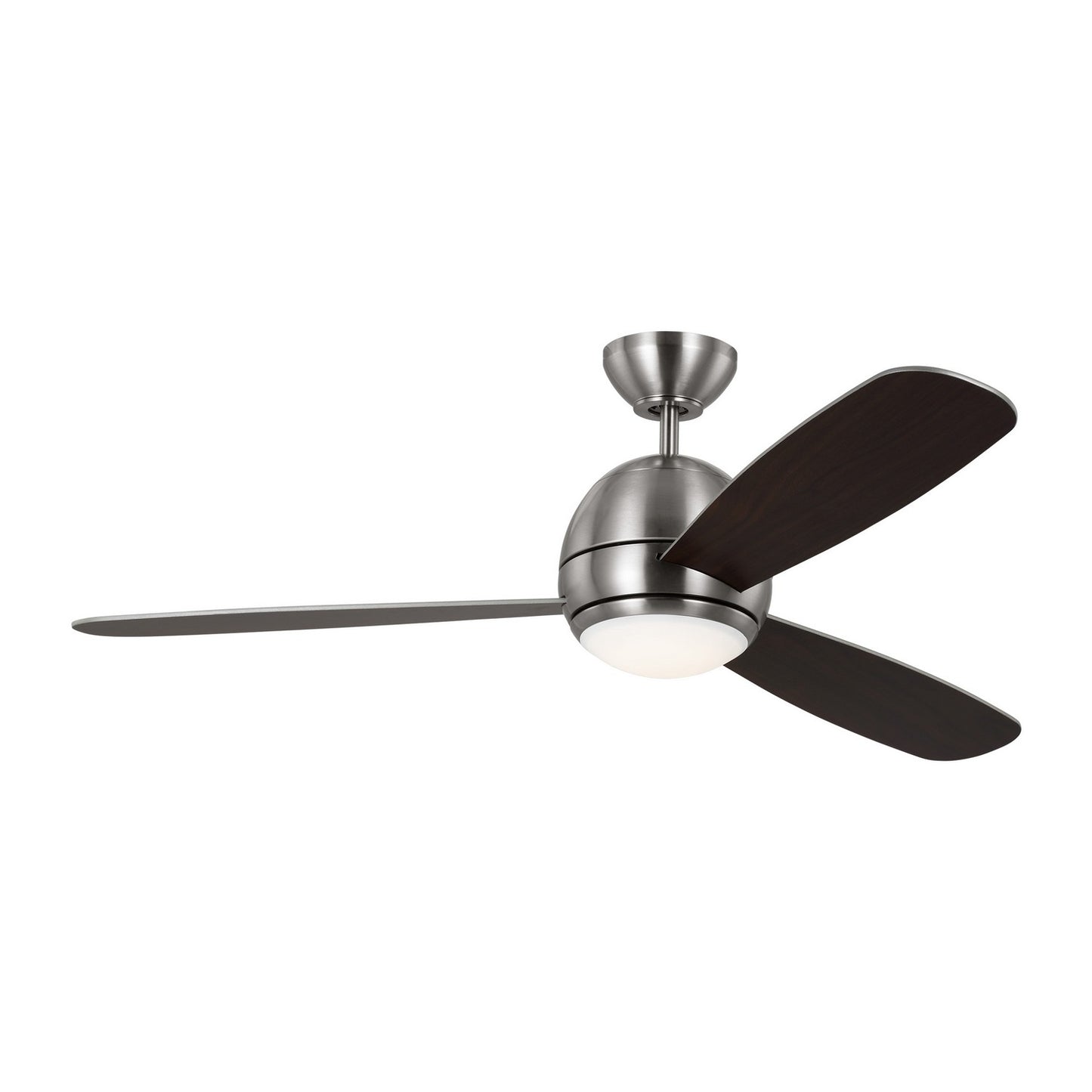 Orbis 52" Ceiling Fan in Brushed Steel