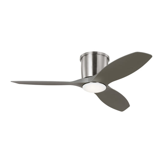 Titus 44" Ceiling Fan in Brushed Steel