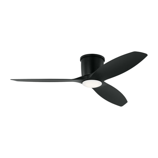 Titus 52" Ceiling Fan in Midnight Black