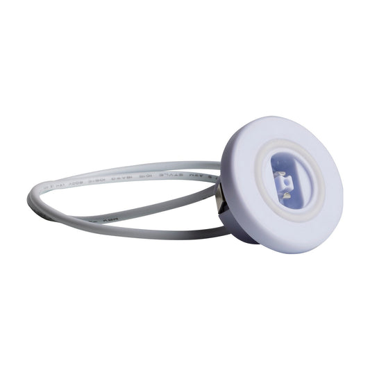 Recessed Double Contact Lampholder in White