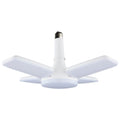 (4-Pack) Satco S13146 30 Watt, LED Garage Utility Light, 5000K, Medium base, Adjustable Beam Angle, White