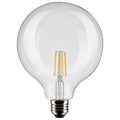 (4-Pack) Satco S21248 4W LED G40 Globe Bulb, E26 Base, 2700K, 350 Lumens, Clear