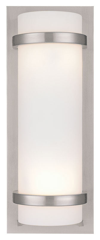 Two Light Wall Sconce in Brushed Nickel
