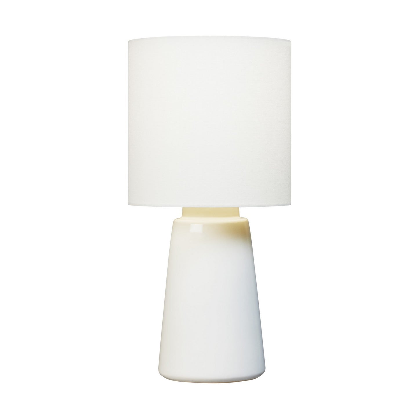 Vessel One Light Table Lamp in New White