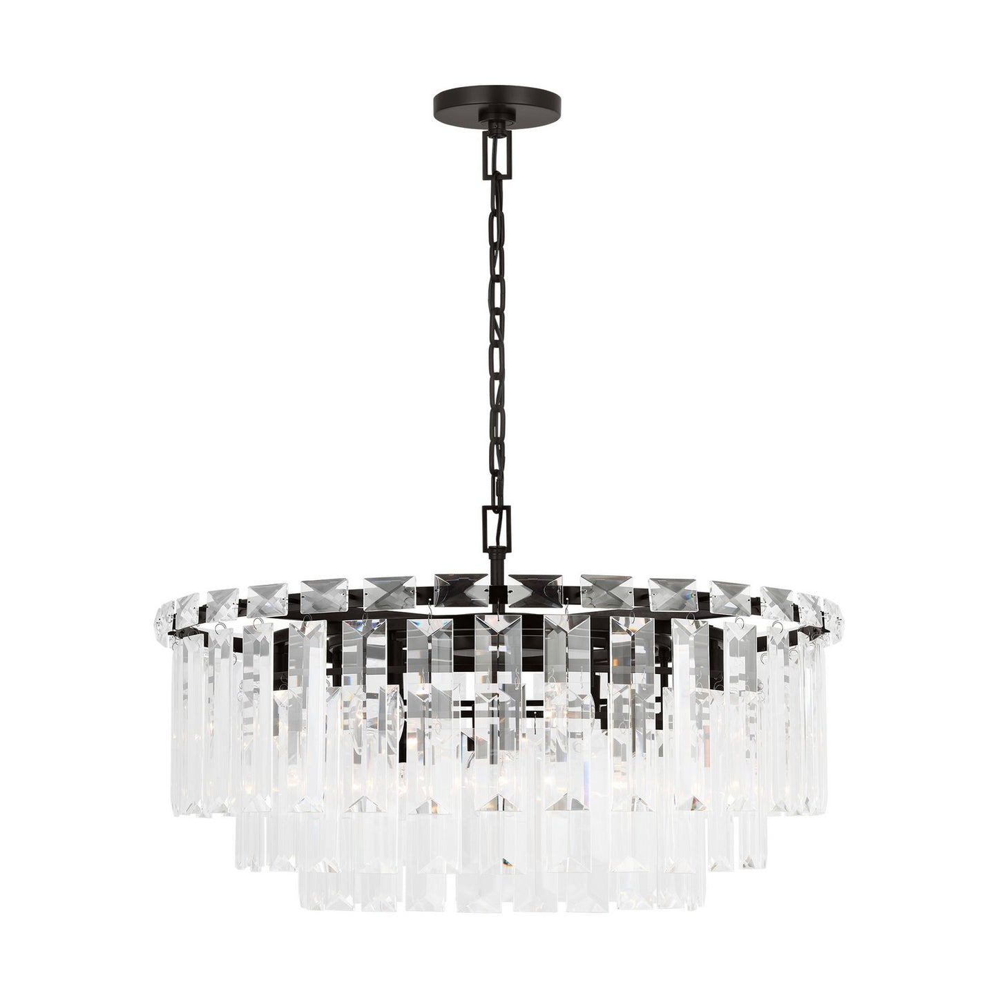 Arden 16 Light Chandelier in Aged Iron