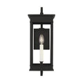 Cupertino One Light Outdoor Wall Sconce in Textured Black