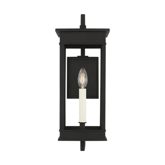 Cupertino One Light Outdoor Wall Sconce in Textured Black