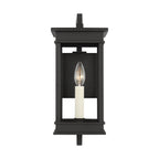 Cupertino One Light Outdoor Wall Sconce in Textured Black