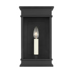Cupertino One Light Outdoor Wall Sconce in Textured Black