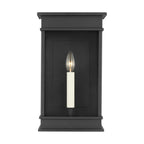 Cupertino One Light Outdoor Wall Sconce in Textured Black
