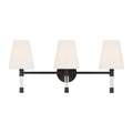 Hanover Three Light Bath Vanity in Aged Iron