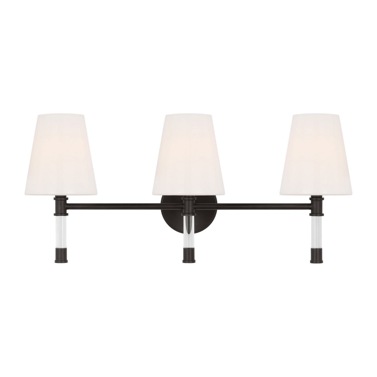 Hanover Three Light Bath Vanity in Aged Iron